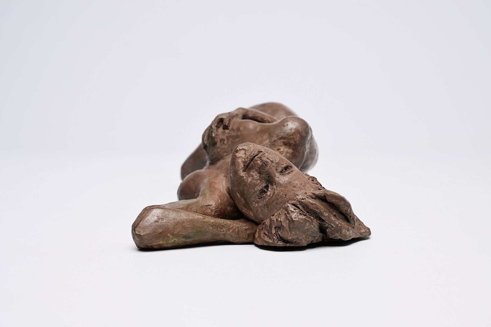 Christian Charvet (1951): 'Odalisque', brown patinated bronze, ed. E.A. II/IV, foundry mark 'Fonderi - Image 10 of 16