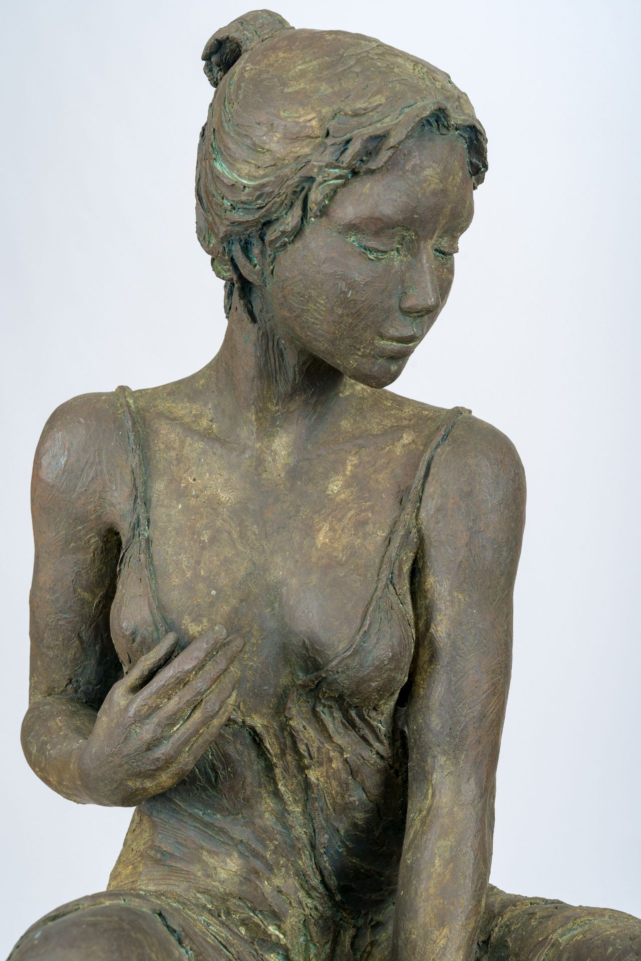 Gis De Maeyer (1942): 'Odine', patinated bronze, ed. 4/8 - Image 11 of 11