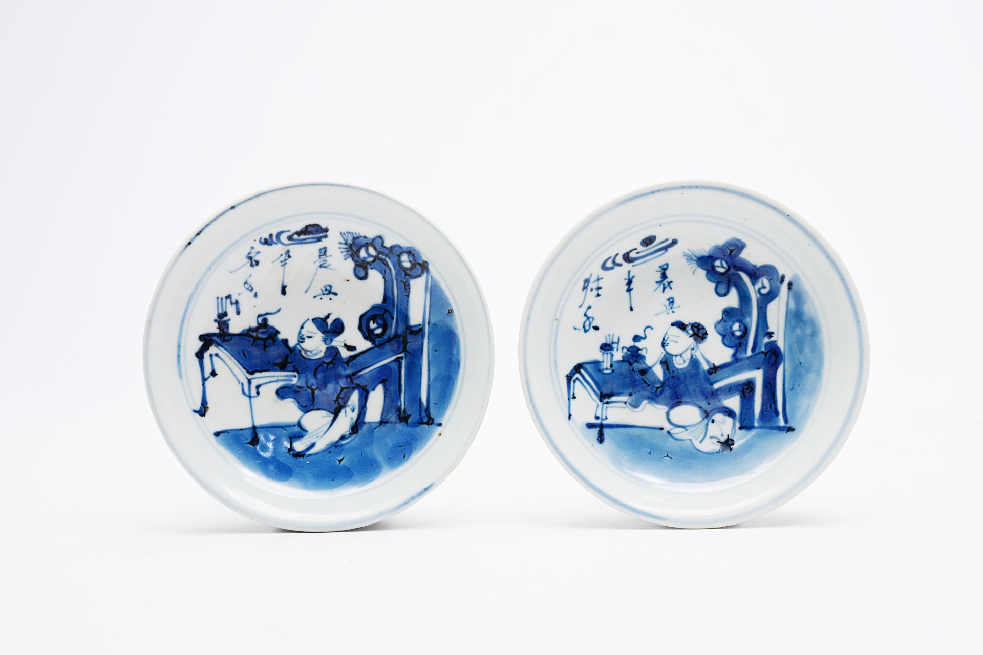 A varied collection of Chinese Yixing stoneware, blue and white and blanc de Chine porcelain, Wanli - Image 10 of 11