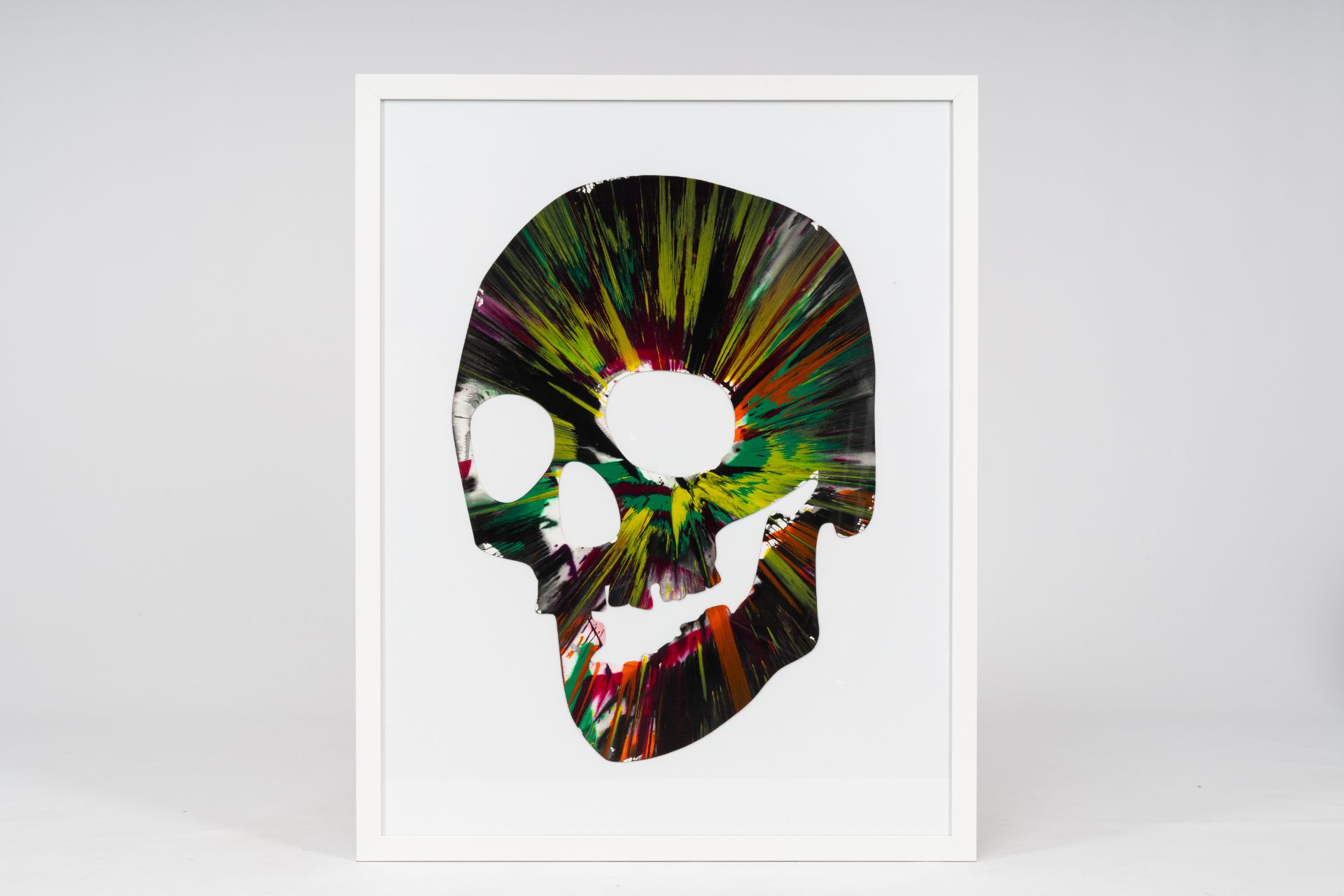 Damien Hirst (1965): Spin Skull, acrylic on paper, dated 2009 - Image 2 of 5