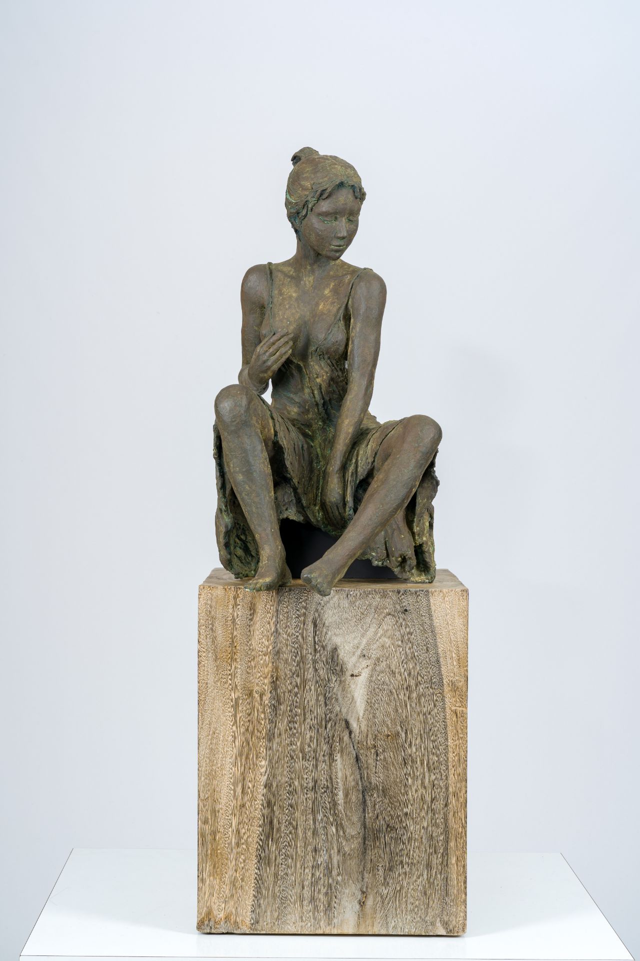 Gis De Maeyer (1942): 'Odine', patinated bronze, ed. 4/8 - Image 3 of 11