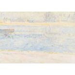Georges Buysse (1864-1916): 'Langs het kanaal', oil on canvas