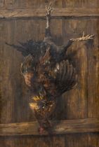 Paul Leduc (1876-1943): Still life with rooster, oil on canvas, dated 1904