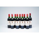 Nine bottles of Chateau Lalande, Saint-Julien, 1988