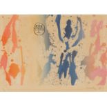 Pierre Alechinsky (1927): 'La balance', lithograph in colours, ed. 33/60, dated (19)66