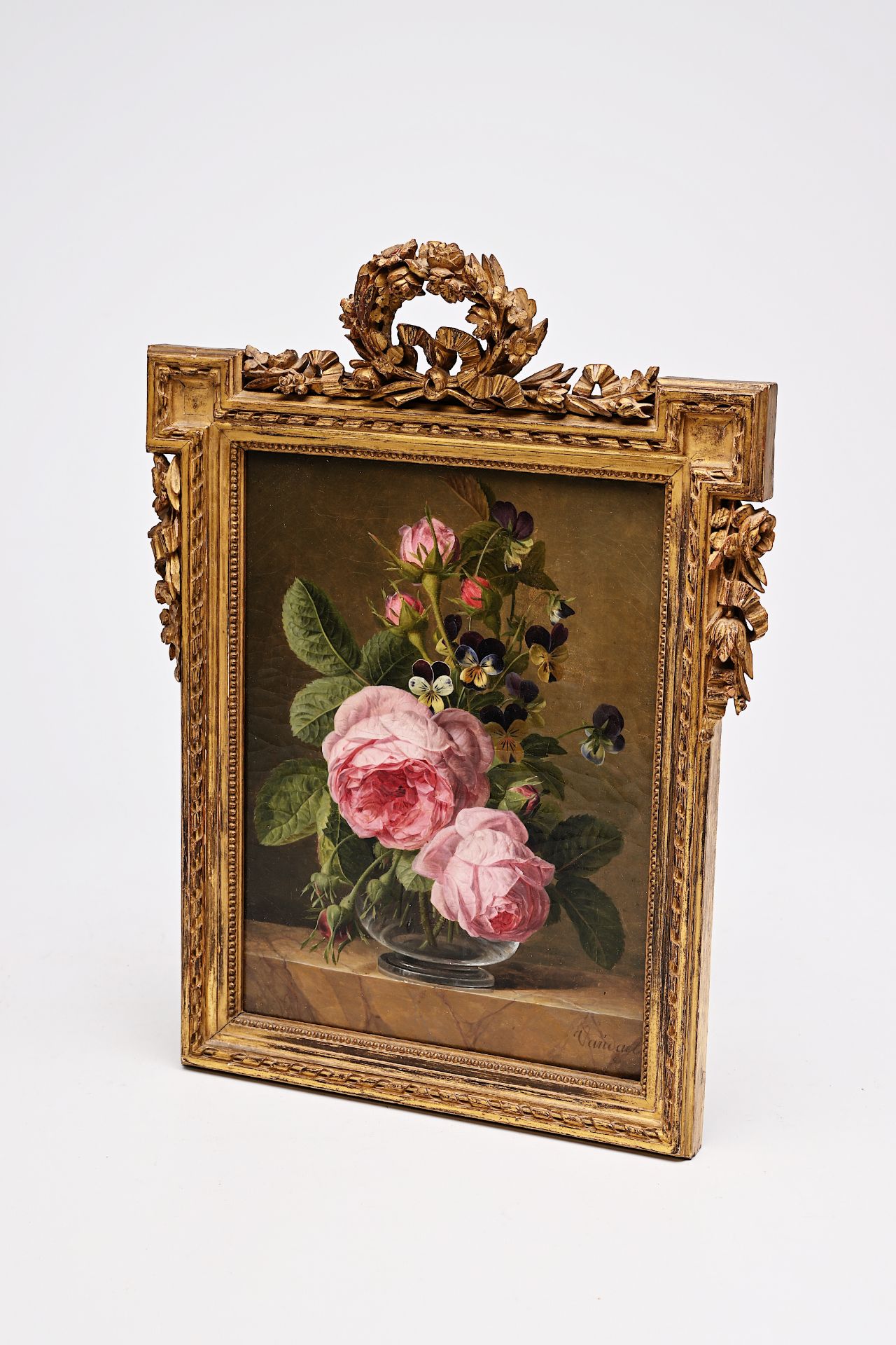 Jan Frans Van Dael (1764-1840): Still life of flowers, oil on canvas - Bild 5 aus 8
