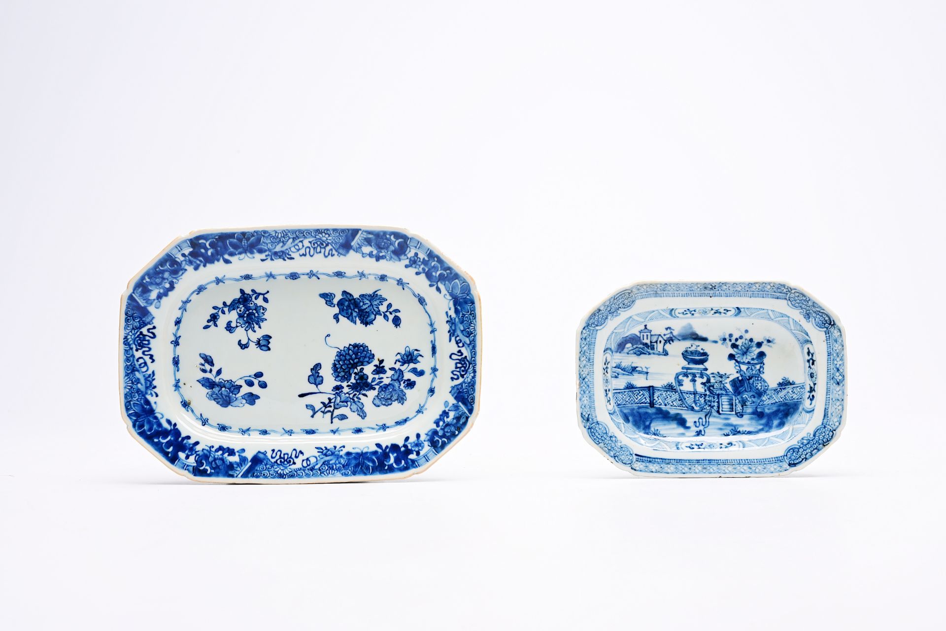 A varied collection of Chinese blue and white porcelain, Kangxi and later - Image 10 of 12