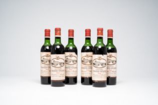 Six bottles of Chateau Chasse-Spleen, 1966