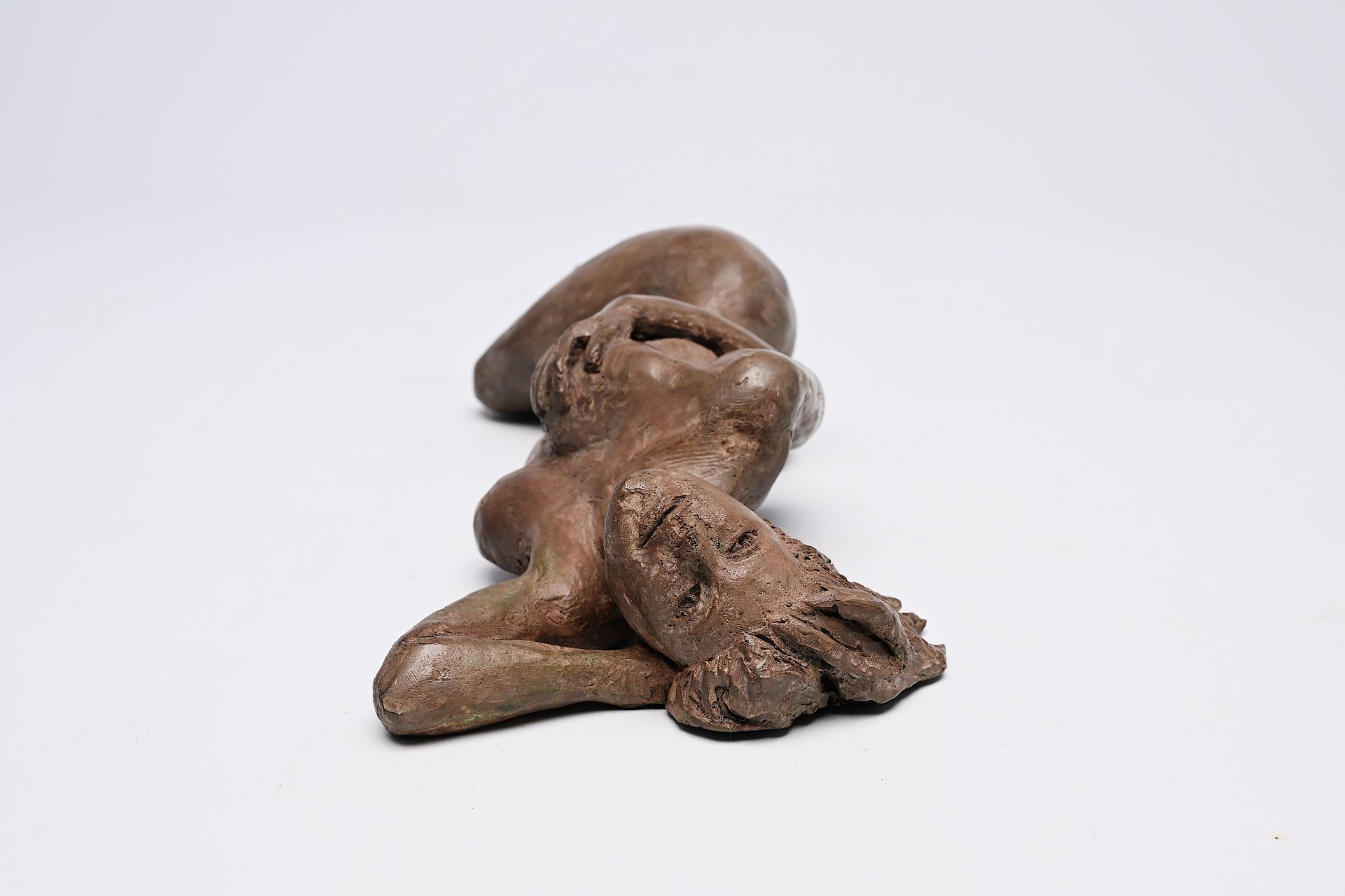 Christian Charvet (1951): 'Odalisque', brown patinated bronze, ed. E.A. II/IV, foundry mark 'Fonderi - Image 11 of 16