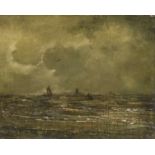 Leo Piron (1899-1962): Marine, oil on canvas