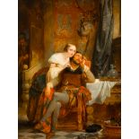 Nicaise De Keyser (1813-1887): The unguarded moment, oil on panel, dated 1842