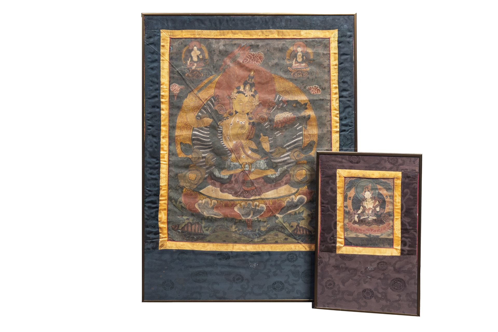 Two various thangkas, Tibet or Nepal, 19th/20th C.