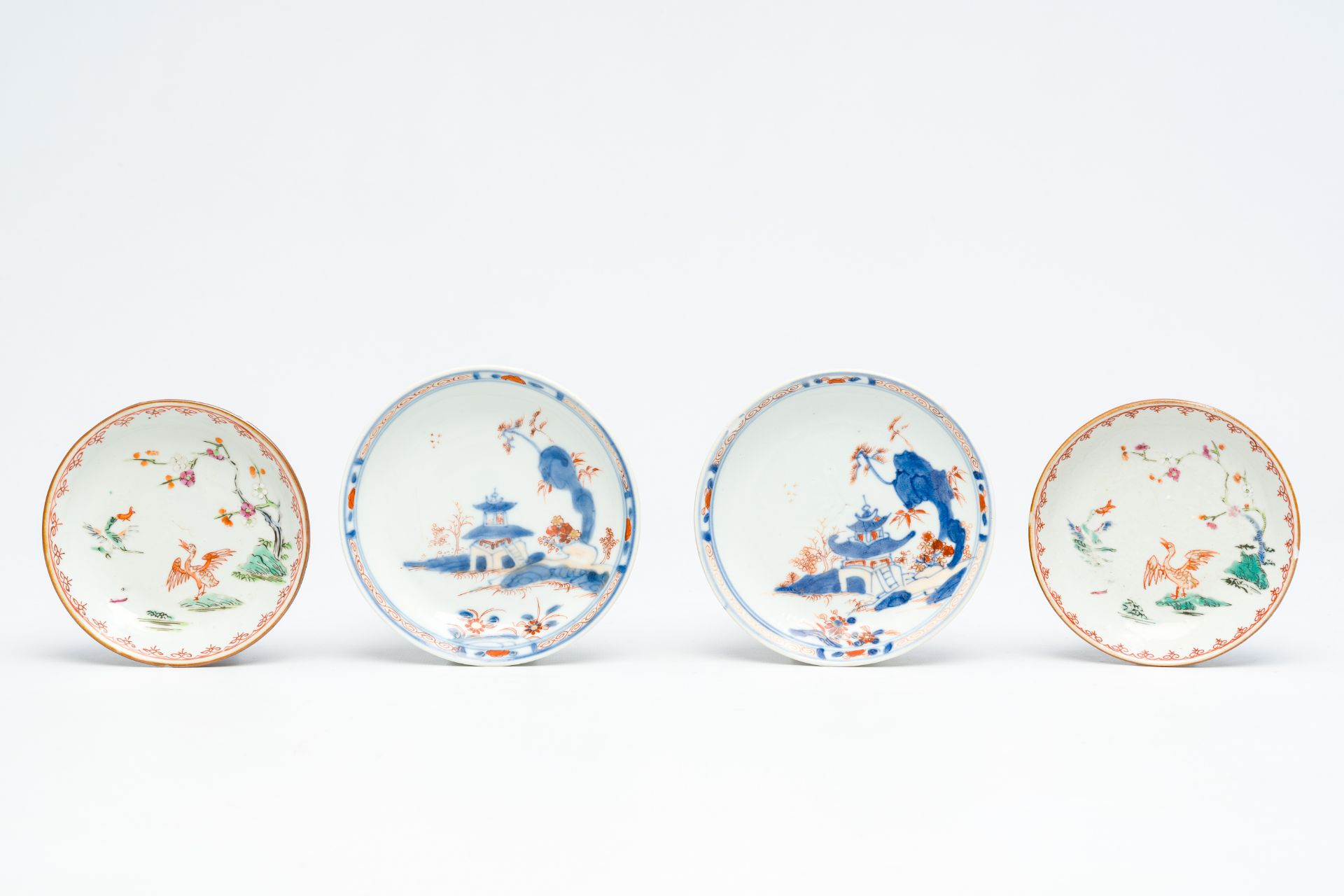A varied collection of Chinese blue and white, famille rose and verte porcelain, Kangxi and later - Image 6 of 19