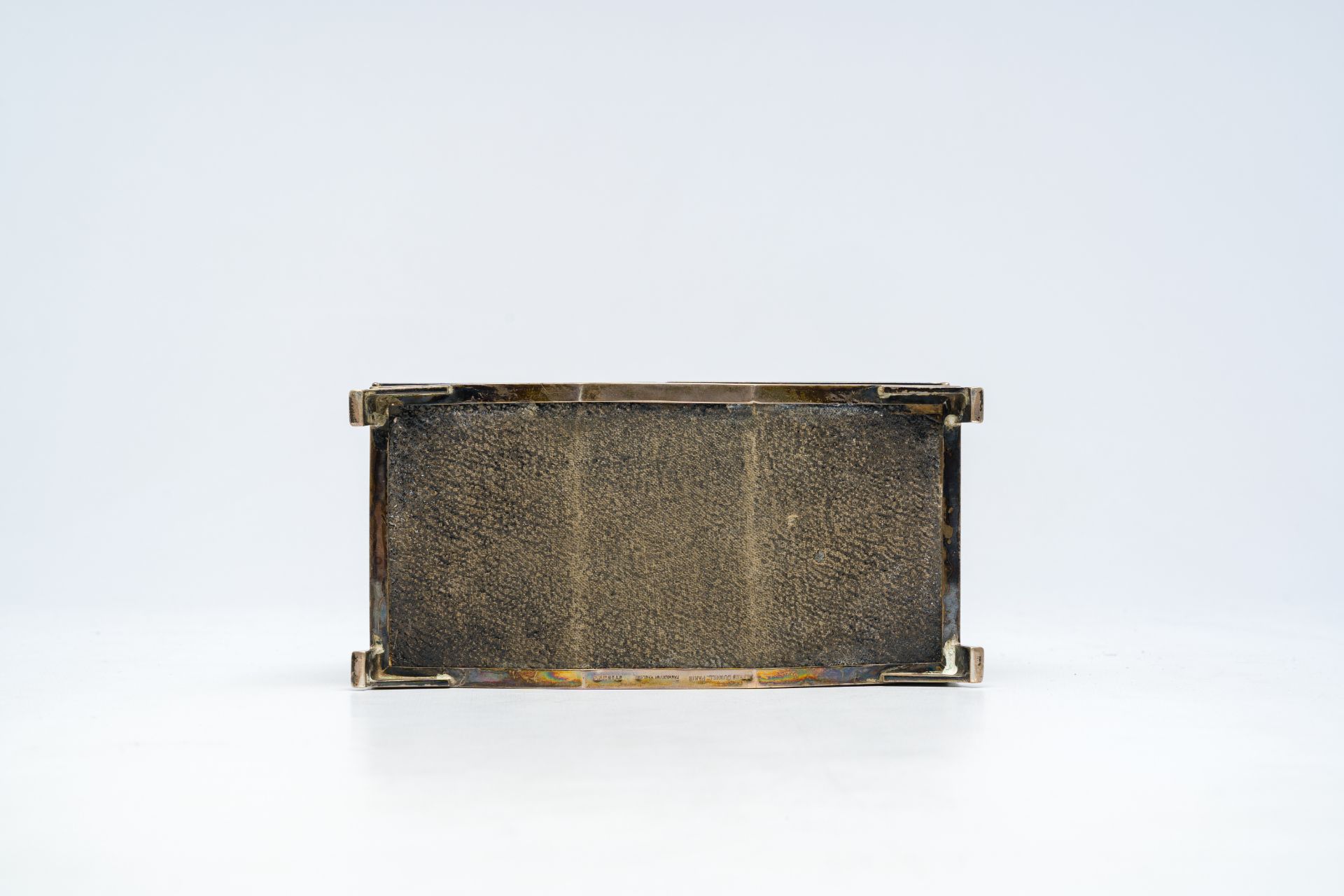 An English silver Art Deco box, maker's mark Alfred Dunhill, London, dated 1938 - Image 9 of 11