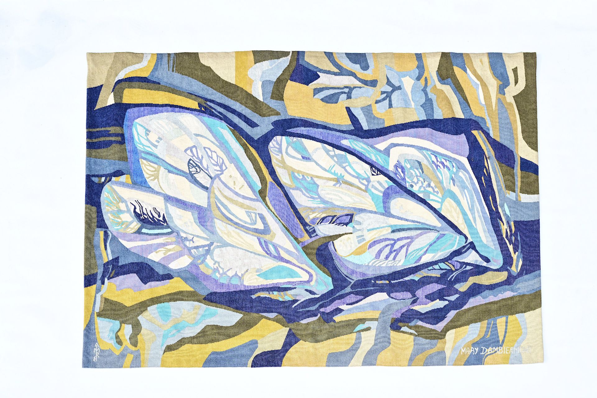 Mary Dambiermont (1932-1983): Butterflies, wall tapestry - Bild 2 aus 4