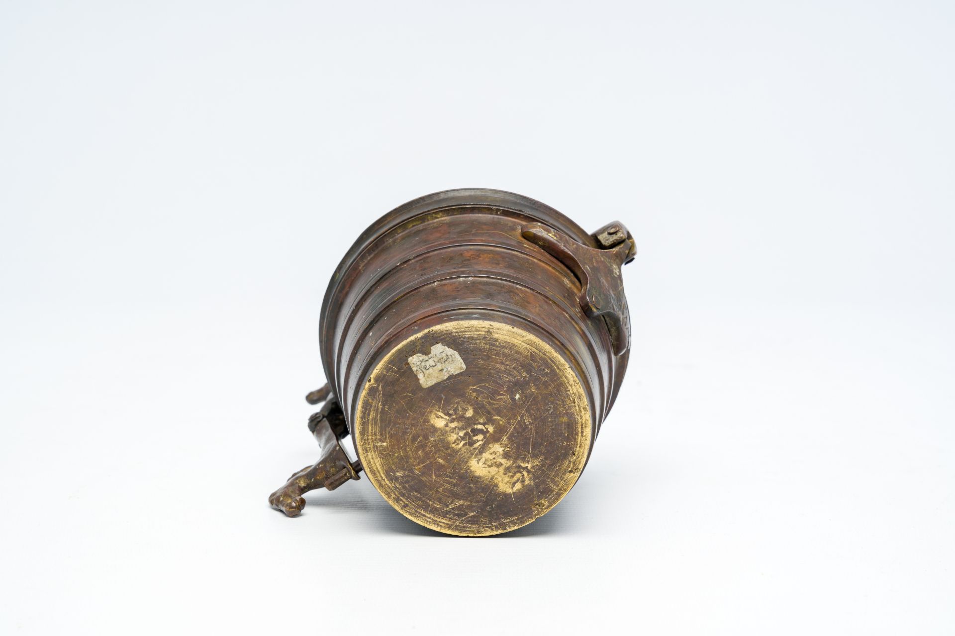 A set of bronze probably Portuguese colonial Nuremberg style nesting weights, ca. 1900 - Image 8 of 13