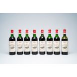 Eight bottles of Chateau Pontet Canet, Pauillac, Cruse & Fils Freres, 1970