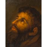 Flemish school: Study of a monk, oil on canvas, 17th/18th C.