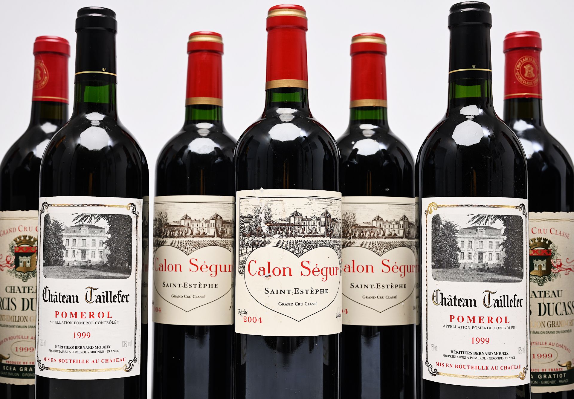 Three bottles of Chateau Taillefer Pomerol, four bottles of Chateau Larcis Ducasse Saint-Emilion and - Image 2 of 3