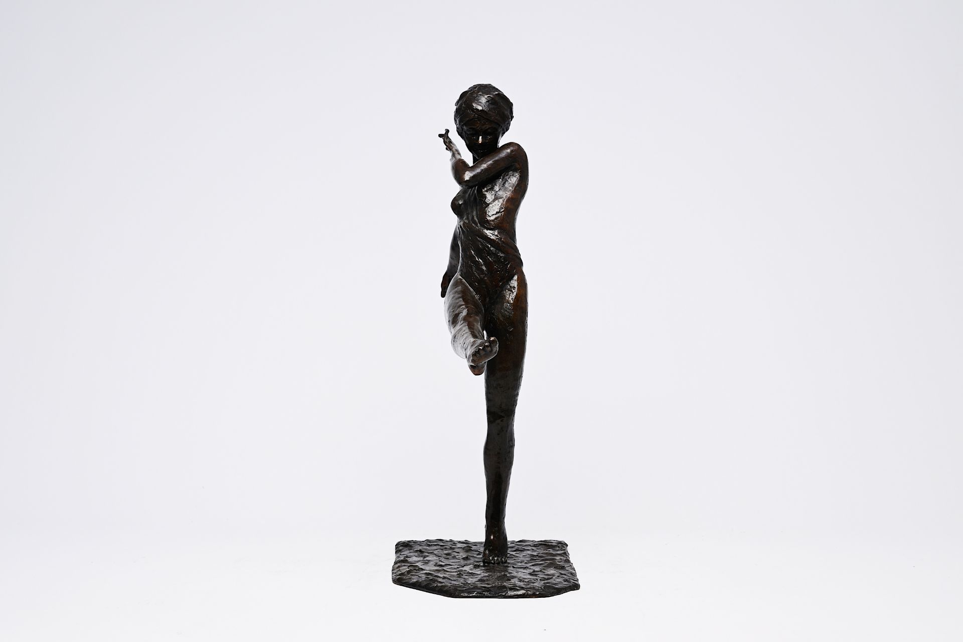 Pavel Petrovitch Trubetskoy (1866-1938): Lady Constance Stewart Richardson, patinated bronze, foundr - Image 3 of 20