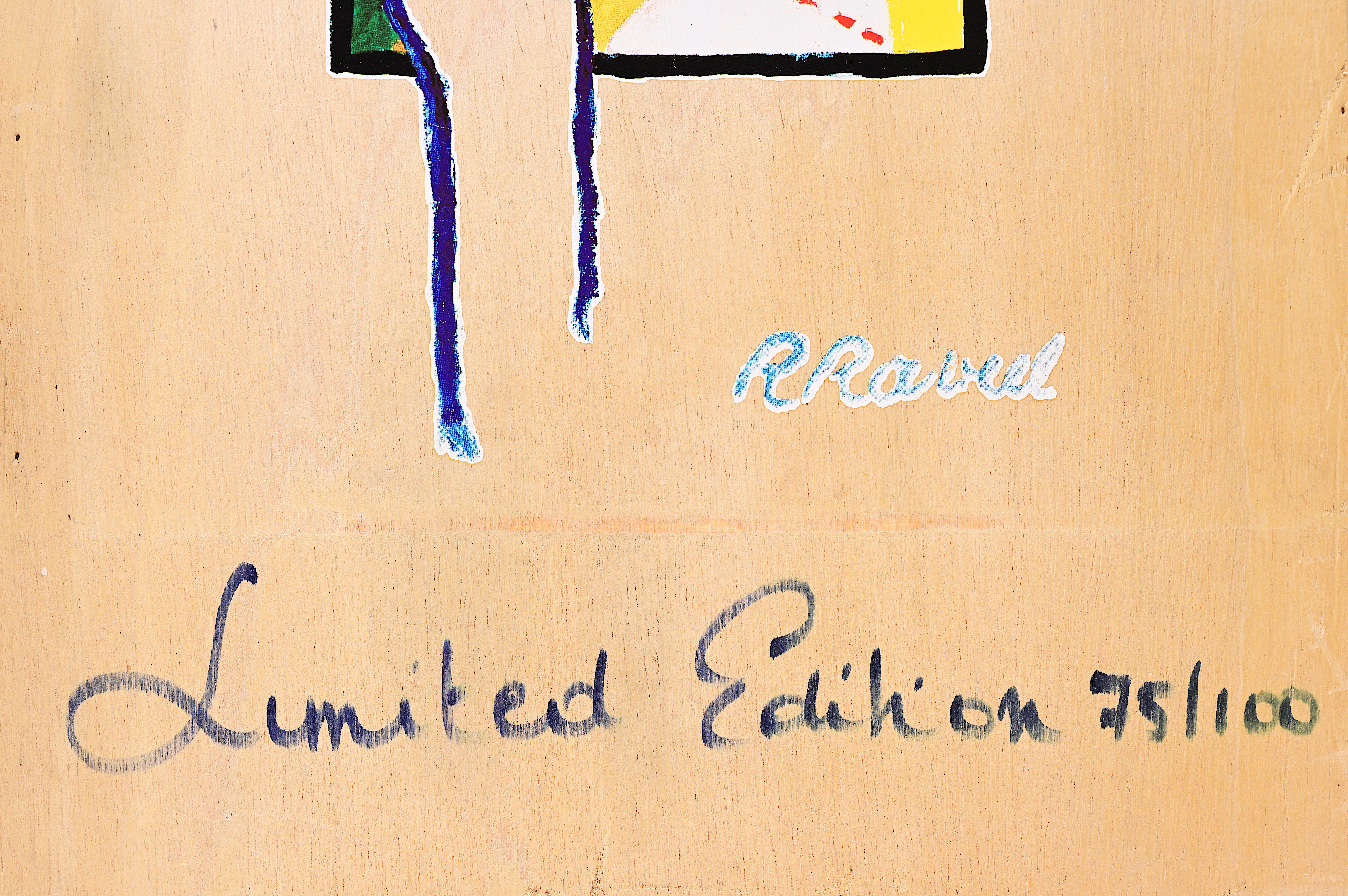 Roger Raveel (1921-2013): Two boxes of wine (eight bottles), ed. 43/100 and 75/100, and a publicatio - Image 4 of 10