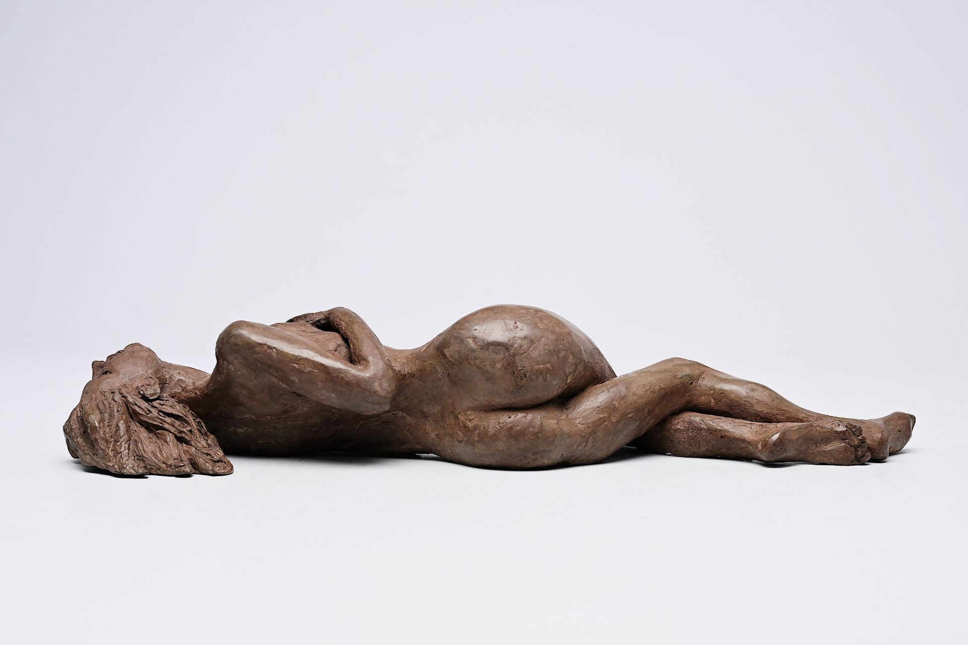 Christian Charvet (1951): 'Odalisque', brown patinated bronze, ed. E.A. II/IV, foundry mark 'Fonderi - Bild 3 aus 16