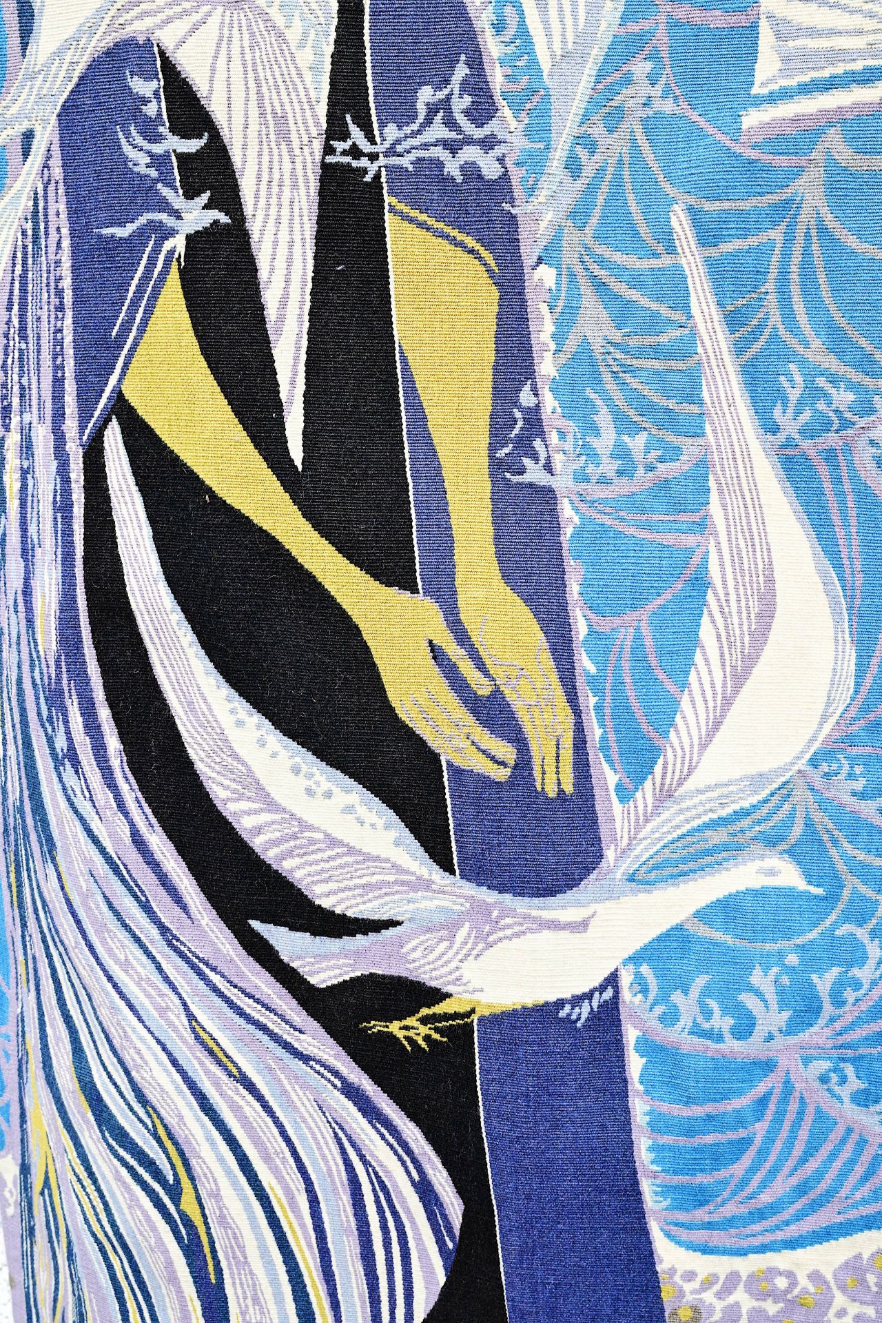 Mary Dambiermont (1932-1983): 'Femme aux mouettes', tapestry - Bild 5 aus 6