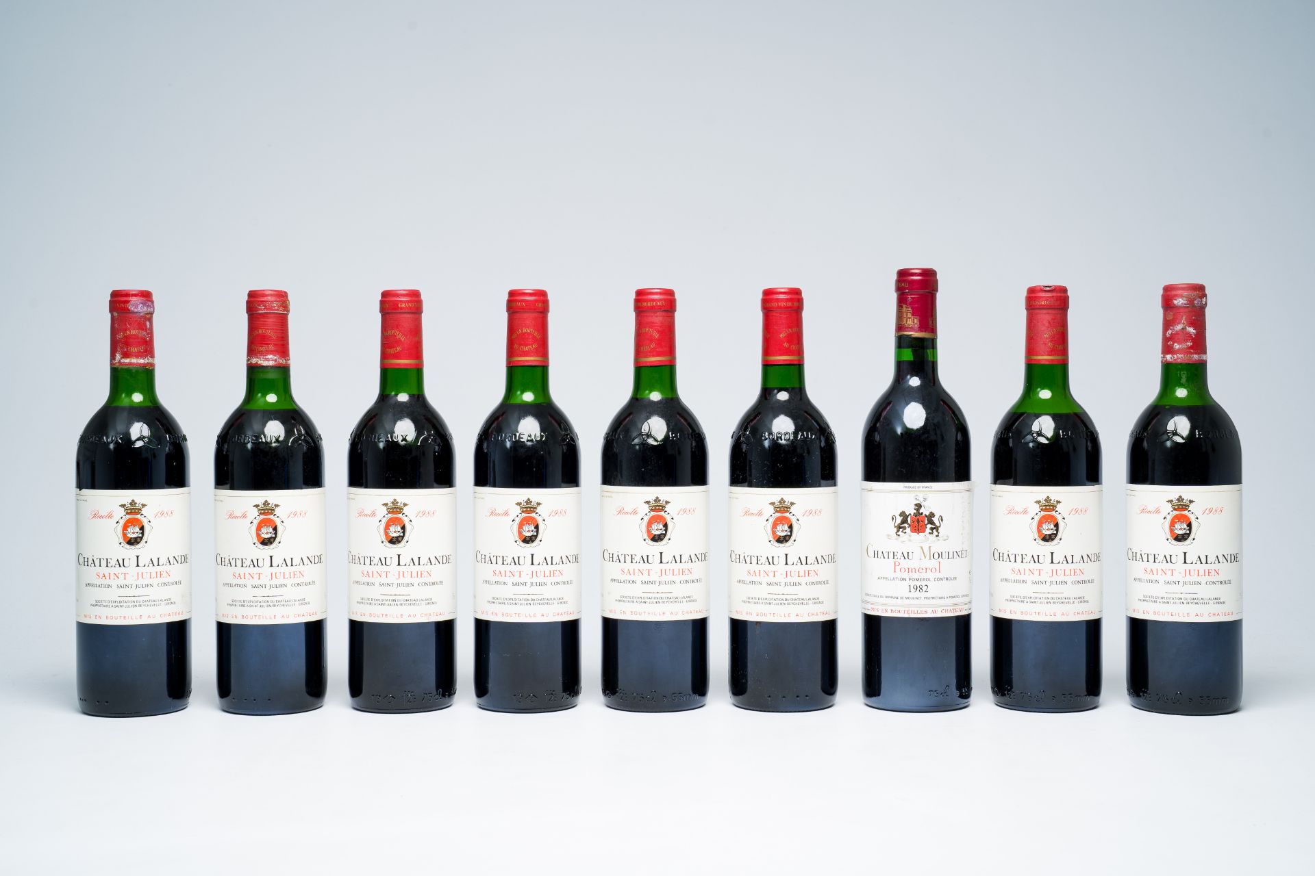 Nine bottles of Chateau Lalande, Saint-Julien, 1988 - Image 2 of 5