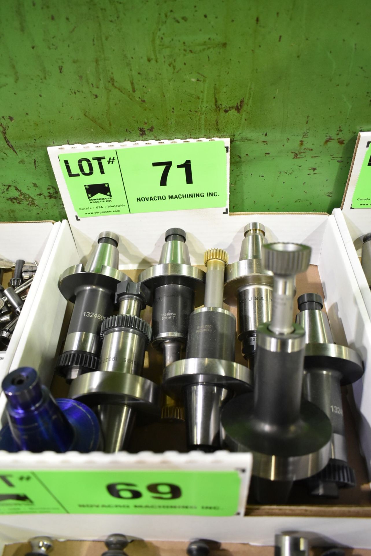 LOT/ LIEBHERR GEAR CUTTER TOOLING [RIGGING FEE FOR LOT#71 - $25 USD PLUS APPLICABLE TAXES]