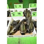 LOT/ (5) CAT50 TOOL HOLDERS [RIGGING FEE FOR LOT#78 - $25 USD PLUS APPLICABLE TAXES]