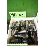 LOT/ (10) CAT40 TOOL HOLDERS