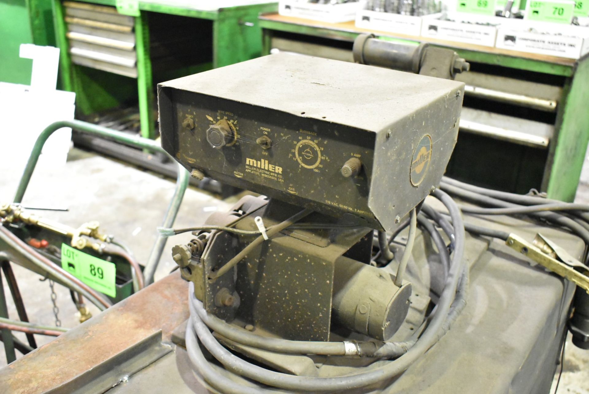 MILLER ARCWELD 300 MIG WELDER WITH CABLES AND GUN S/N: HK310773 [RIGGING FEE FOR LOT#88 - $35 USD - Image 4 of 4