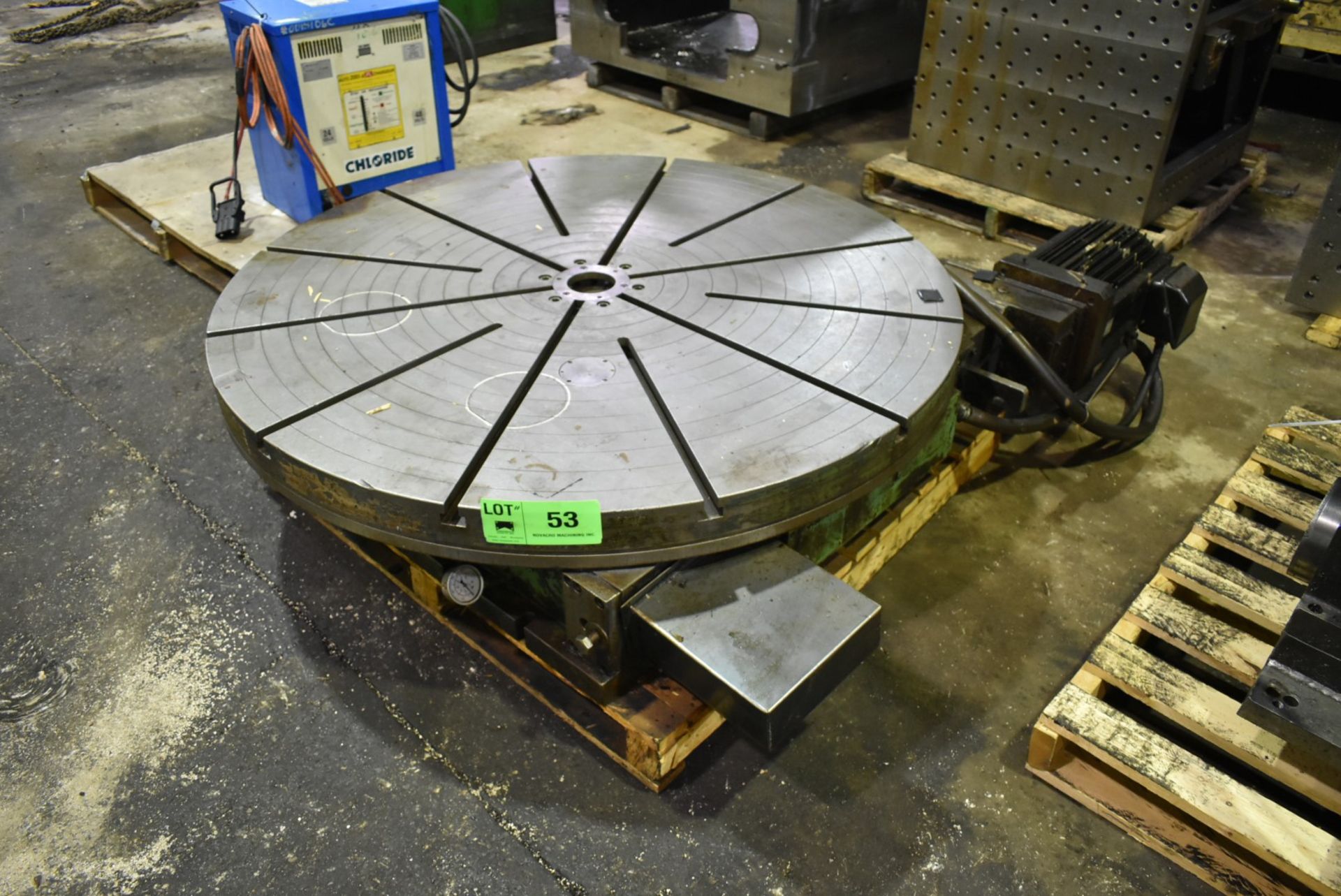 EIMELDGEN 59" DIAMETER AUXILIARY TURN TABLE S/N: N/A [RIGGING FEE FOR LOT#53 - $35 USD PLUS