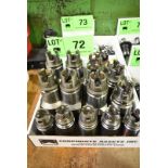 LOT/ (13) HSK TOOL HOLDERS [RIGGING FEE FOR LOT#72 - $25 USD PLUS APPLICABLE TAXES]