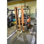 TOYOTA 5FGC25 LPG FORKLIFT WITH 4700LBS MAX CAPACITY, 188" 2-STAGE HIGH VISIBILITY MAST, CUSHION