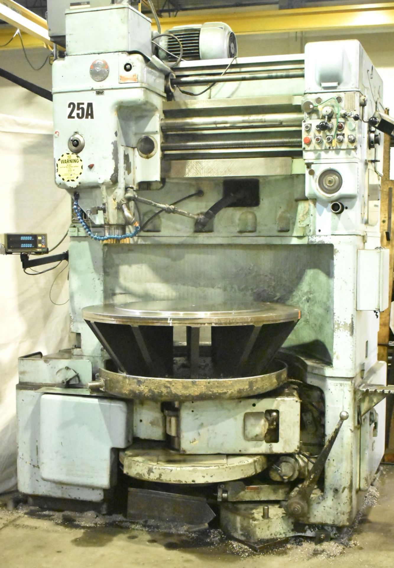 FELLOWS 36 TYPE VERTICAL GEAR SHAPER WITH 47" DIAMETER TABLE, APPROX. 16" MAX. DISTANCE SPINDLE NOSE