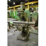 RAMBAUDI V2 VERTICAL MILLING MACHINE WITH 12"X42" TABLE, SPEEDS TO 5100 RPM, MITUTOYO 2-AXIS DRO,