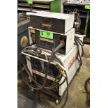 HOBART EXCEL-ARC 6045 CC/CV MIG WELDER WITH HOBART DUAL TWIN REEL WIRE FEEDER, CABLES & GUN, S/N: