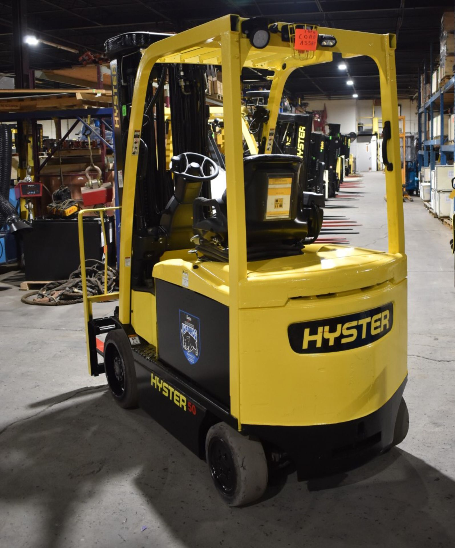 HYSTER (2018) E50XN-33 ELECTRIC FORKLIFT WITH 4400LBS CAPACITY, 48V BATTERY, 276.2" MAX LIFTING - Bild 2 aus 8