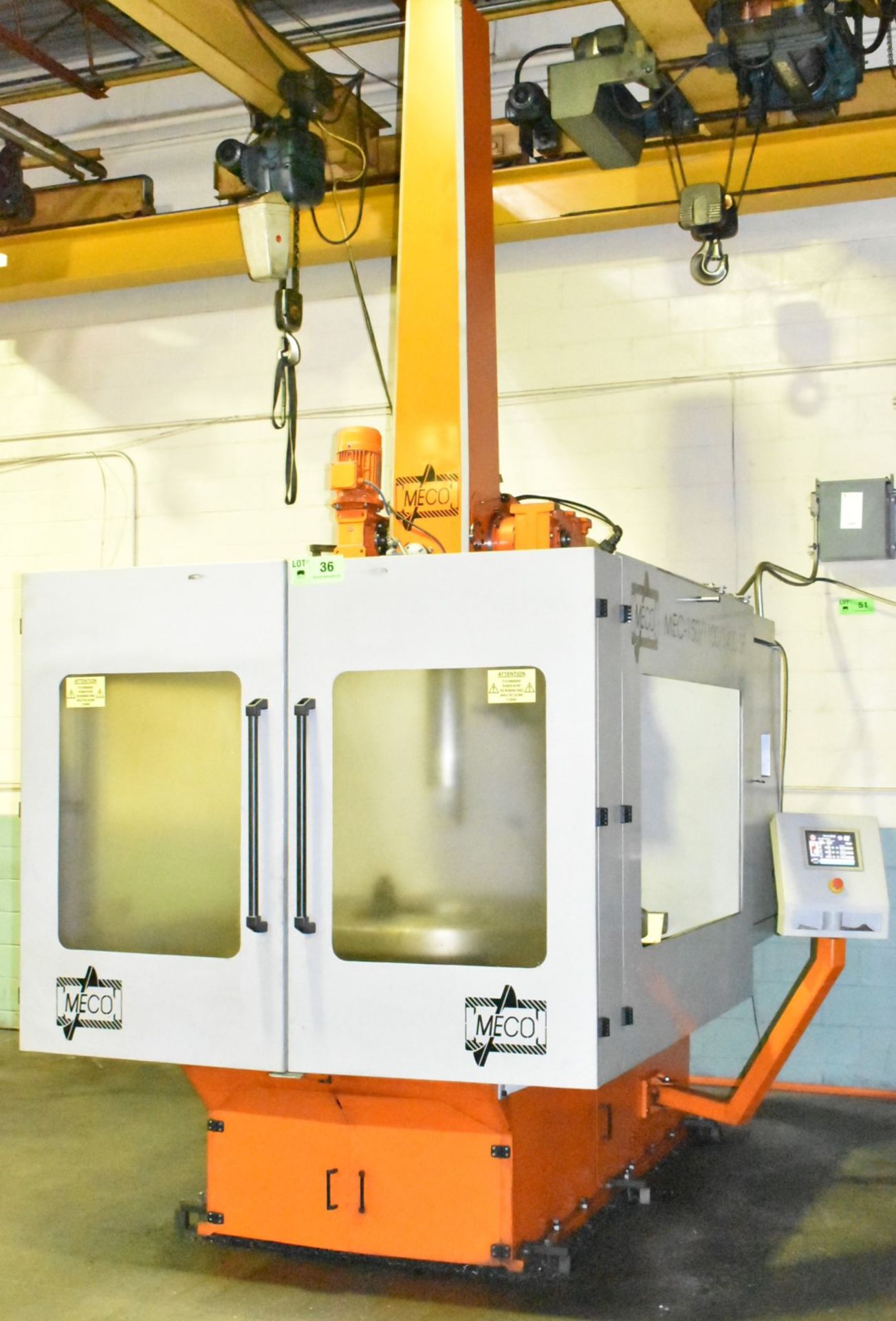 MECO (2012) MEC-150/100/1400SP CNC KEY SEATER WITH MECO CNC TOUCH SCREEN CONTROL, 47.24" STROKE,