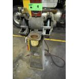 FORD-SMITH MODEL 40 10" DOUBLE END PEDESTAL GRINDER WITH SPEEDS TO 1725 RPM, S/N: 66412 (CI) [