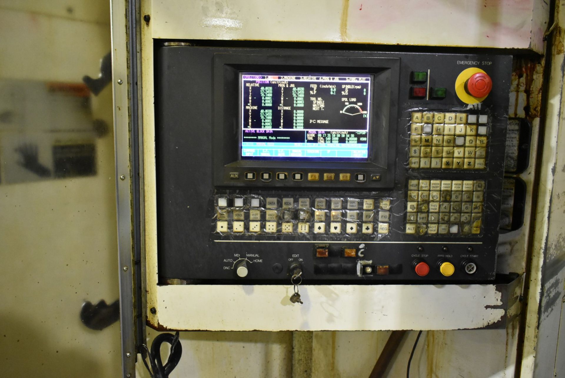 TOSHIBA BTD110 R16 CNC TABLE-TYPE HORIZONTAL BORING MILL WITH TOSNUC 888 CNC CONTROL, 4.3" - Image 2 of 6
