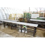 LOT/ STEEL BENCHES AND RACKS [RIGGING FEE FOR LOT#181 - $150 USD PLUS APPLICABLE TAXES]