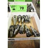 LOT/ (10) BT30 TOOL HOLDERS