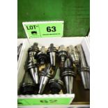 LOT/ (10) CAT40 TOOL HOLDERS