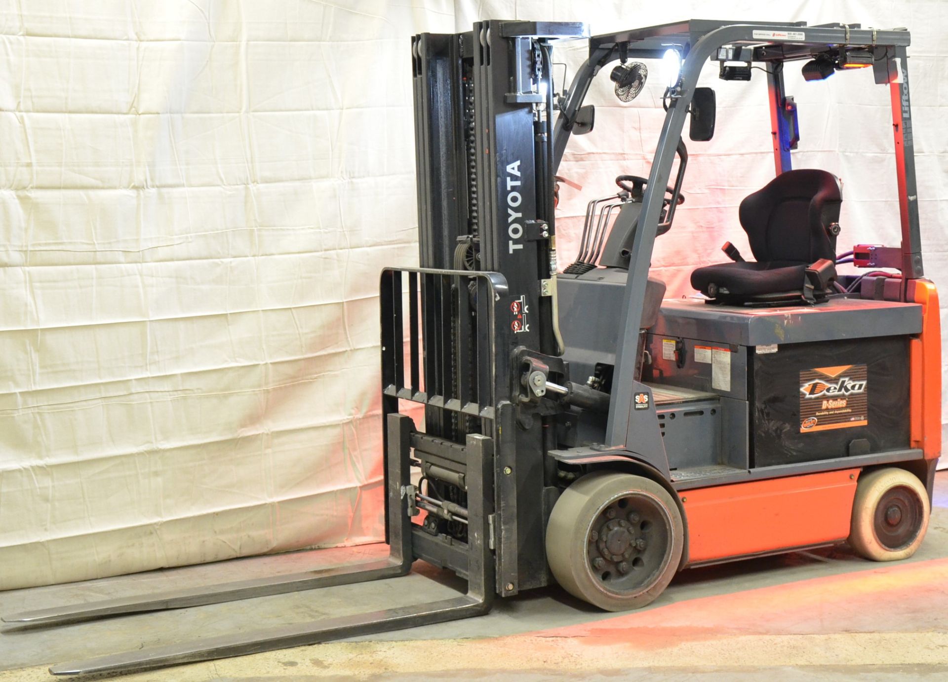 { Choice of lots: 3, 4, 5 } TOYOTA (2021) 8FBCU32 6,300 LB. CAPACITY ...