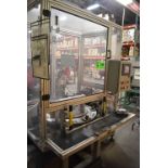 AUTOMATION DEVELOPMENT (2010) MODEL 104-01 SPRING ASSEMBLY MACHINE WITH VIBRATORY BOWL FEEDER, RED