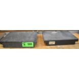 LOT/ (2) 18"X24" GRANITE SURFACE PLATES