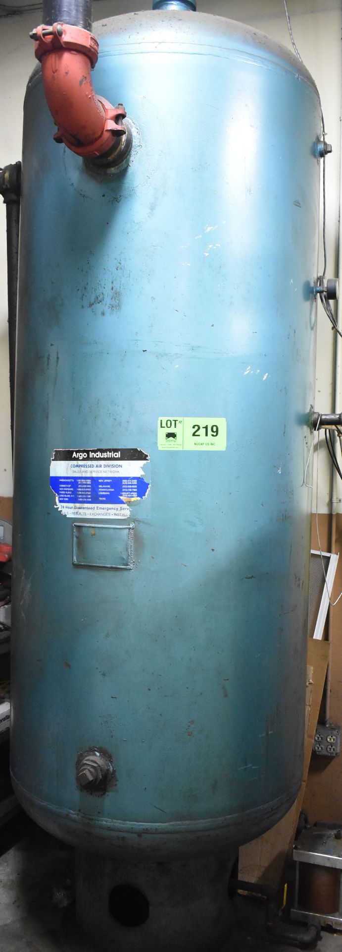 AIR RECEIVER TANK (CI) (DELAYED DELIVERY) [RIGGING FEES FOR LOT #219 - $100 USD PLUS APPLICABLE