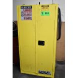 LOT/ JUSTRITE FIREPROOF CABINET WITH CONTENTS